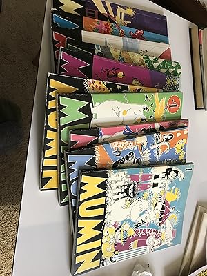 Seller image for Scarce complete collection of moomin Tove Jansson comics 1-10 for sale by Great and rare books