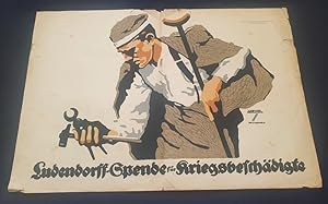 Affiche Originale de Ludwig Hohlwein - Ludendorf-Spende für Kriegsbesch