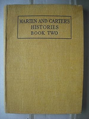 Bild des Verkufers fr Marten and Carter's Histories. Book II The Middle Ages zum Verkauf von WeBuyBooks