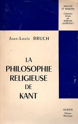 Seller image for La philosophie religieuse de Kant for sale by JP Livres