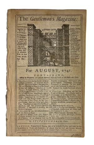 The Gentleman's Magazine [and Historical Chronicle], August, 1741