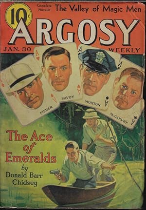 Image du vendeur pour ARGOSY Weekly: January, Jan. 30, 1937 ("Seven Worlds to Conquer") mis en vente par Books from the Crypt