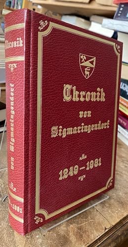 Bild des Verkufers fr Chronik von Sigmaringendorf. 1249-1981. zum Verkauf von Antiquariat Thomas Nonnenmacher