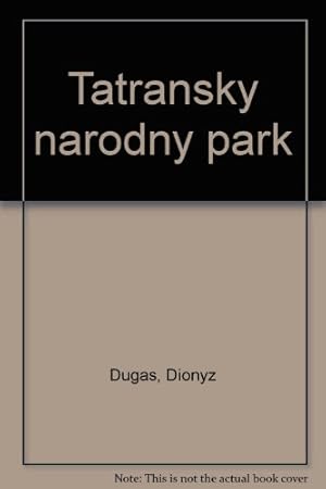 Bild des Verkufers fr Title: Tatransky narodny park zum Verkauf von WeBuyBooks
