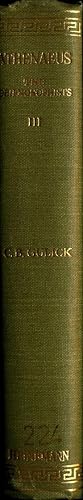 Bild des Verkufers fr The Deipnosophists Vol. III With and English Translation by Charles Burton Gulick zum Verkauf von avelibro OHG