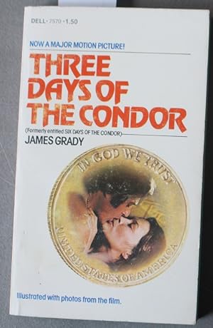 Seller image for Three Days of the Condor (Formerly = Six Days of the Condor) Major Motion Picture Book Starring Robert Redford, Faye Dunaway, for sale by Comic World