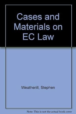 Immagine del venditore per Cases and Materials on EC Law venduto da WeBuyBooks