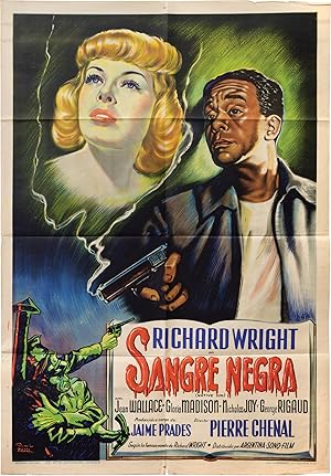 Native Son [Sangre Negra] (Original poster from the Argentinian release of the 1951 film)