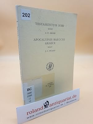 Bild des Verkufers fr Testamentum Iobi Apocalypsis Baruchi Graece / (= Pseudepigrapha Veteris Testamenti Graece, Volumen Secundum) zum Verkauf von Roland Antiquariat UG haftungsbeschrnkt