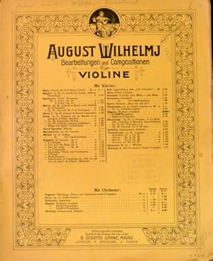 Walther`s Preislied. aus Richard Wagners Meistersinger von Nurnberg [Paraphrase fur Violine mit P...