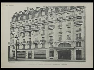 PARIS, HOTEL PONT ROYAL - 1925 - 5 GRANDES PLANCHES, PASQUIER, JACQUARD