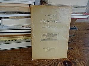 Catalogue de la Bibliothèque De Feu M. Théodore Révillon