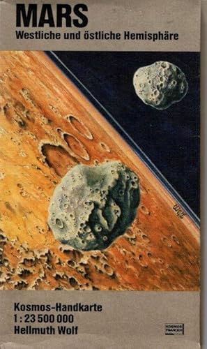 Bild des Verkufers fr Kosmos Handkarte Mars. 1:23 500 000. zum Verkauf von nika-books, art & crafts GbR