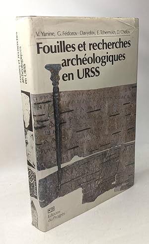Imagen del vendedor de Fouilles et recherches archologiques en U.R.S.S a la venta por crealivres
