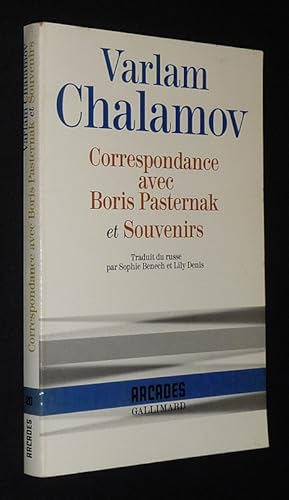 Seller image for Correspondance avec Boris Pasternak et Souvenirs for sale by Abraxas-libris