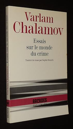 Seller image for Essais sur le monde du crime for sale by Abraxas-libris