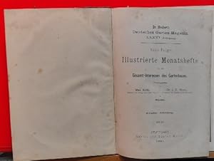 Seller image for Dr. Neubert's Deutsches-Gartenmagazin XXXVI. Jahrgang (Neue Folge: Illustrierte Monatshefte fe die Gesamt-Interessen des Gartenbaus 2. Jg.) for sale by ANTIQUARIAT H. EPPLER