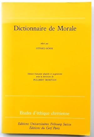 Bild des Verkufers fr Dictionnaire de Morale zum Verkauf von PsychoBabel & Skoob Books