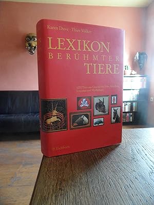 Image du vendeur pour Lexikon berhmter Tiere. 1200 Tiere aus Geschichte, Film, Mrchen, Literatur und Mythologie. mis en vente par Antiquariat Floeder