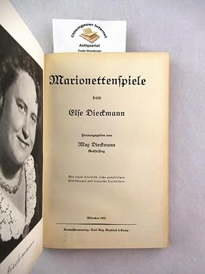 Marionettenspiele. Hrsg. von Max Dieckmann.