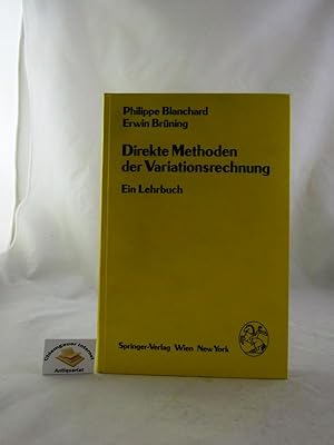 Bild des Verkufers fr Direkte Methoden der Variationsrechnung : ein Lehrbuch. zum Verkauf von Chiemgauer Internet Antiquariat GbR