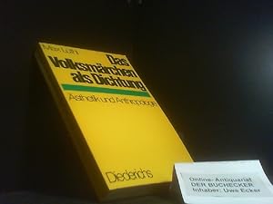 Das Volksmärchen als Dichtung : Ästhetik u. Anthropologie. Studien zur Volkserzählung ; Bd. 1