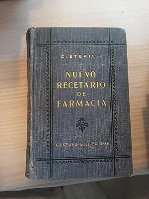 Imagen del vendedor de NUEVO RECETARIO DE FARMACIA a la venta por Librera La Esconda