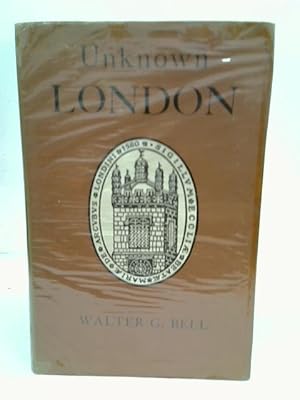 Seller image for Unknown London for sale by World of Rare Books