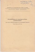 Image du vendeur pour Wirtschaftsbiologie und -entomologie im Dienste des Pflanzenschutzes. mis en vente par Buchversand Joachim Neumann