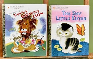 Immagine del venditore per The Shy Little Kitten and Tenggren's Tawny Scrawny Lion. Two Little Golden Board Books venduto da Libris Books