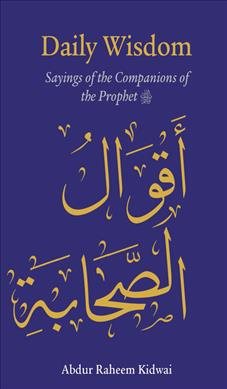 Imagen del vendedor de Sayings of the Companions of the Prophet a la venta por GreatBookPrices