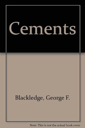 Seller image for Cements for sale by WeBuyBooks