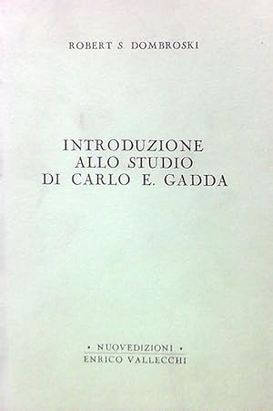 Immagine del venditore per Introduzione allo studio di Carlo E. Gadda venduto da Librodifaccia