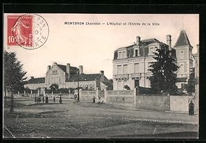 Seller image for Carte postale Montbron, L`Hopital et l`Entre de la Ville for sale by Bartko-Reher