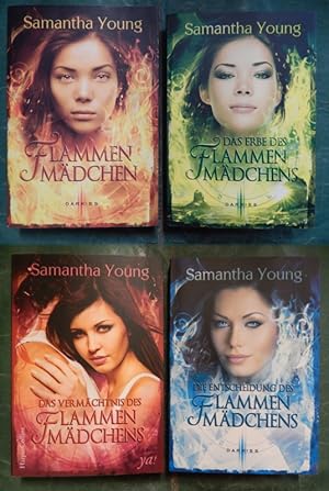 Sammlung von 4 Büchern der Autorin Samantha Young: Flammenmädchen