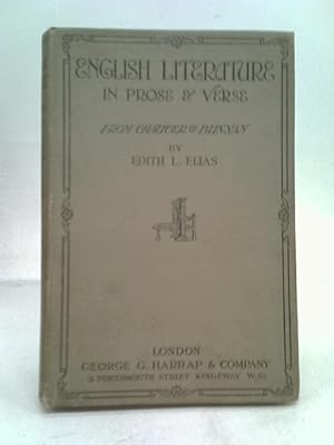 Imagen del vendedor de English Literature in Prose and Verse a la venta por World of Rare Books
