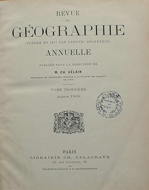 Revue de géographie annuelle - Tome troisième année 1909