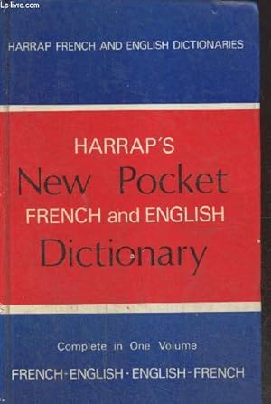 Bild des Verkufers fr Harrap's New pocket french and english dictionary - Complete in one volume : French-english / English-french zum Verkauf von Le-Livre
