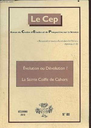 Imagen del vendedor de Le Cep, revue du Centre d'Etudes et de Prospective sur la science n89- Dcembre 2019 a la venta por Le-Livre