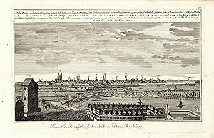 Gesamtansicht ('Prospect der Königl. Preussischen Stadt und Vestung Magdeburg.').