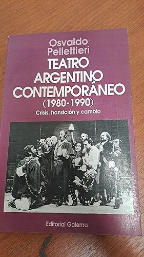 Imagen del vendedor de Teatro argentino contemporneo a la venta por Libros nicos