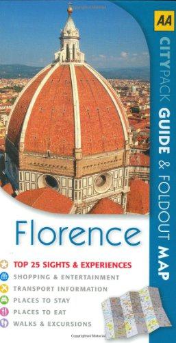 Bild des Verkufers fr AA CityPack Florence (AA CityPack Guides) zum Verkauf von WeBuyBooks