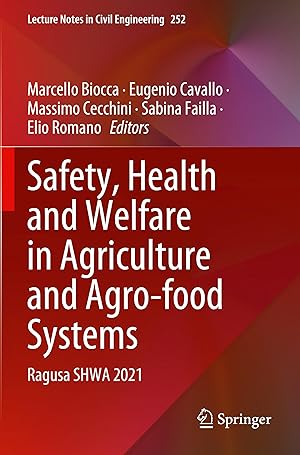 Seller image for Safety, Health and Welfare in Agriculture and Agro-food Systems for sale by moluna