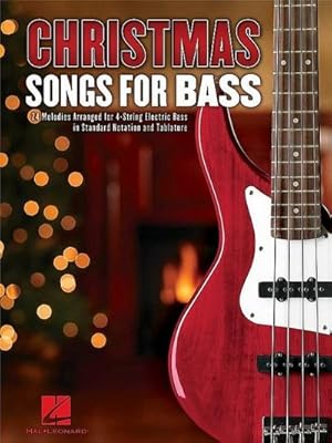 Bild des Verkufers fr Christmas Songs for Bass: 24 Melodies Arranged for 4-String Electric Bass zum Verkauf von AHA-BUCH GmbH