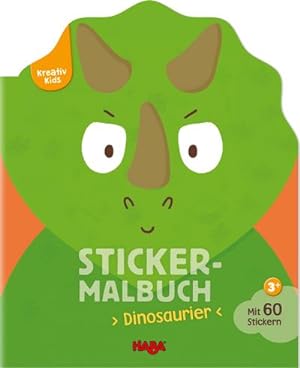 Bild des Verkufers fr Kreativ Kids - Sticker-Malbuch Dinosaurier: Mit 60 Stickern zum Verkauf von Rheinberg-Buch Andreas Meier eK