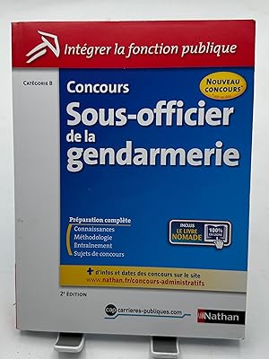 Image du vendeur pour Concours Sous-officier de la gendarmerie - Cat.B mis en vente par Lioudalivre