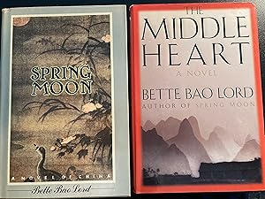 Spring Moon: A Novel of China, ** BUNDLE & SAVE with a HC copy of "THE MIDDLE HEART" by Bette Bay...