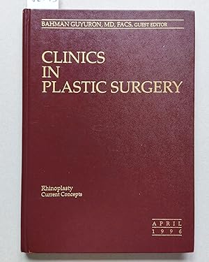 Image du vendeur pour Clinics in Plastic Surgery. An International Quaterly. Volume 23 / Number 2 April 1996. Rhinoplasty Current Concepts. mis en vente par Versandantiquariat Kerstin Daras