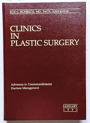 Imagen del vendedor de Clinics in Plastic Surgery. An International Quaterly. Volume 19 / Number 1 January 1992. Advances in Craniomaxillofacial Fracture Management. a la venta por Versandantiquariat Kerstin Daras