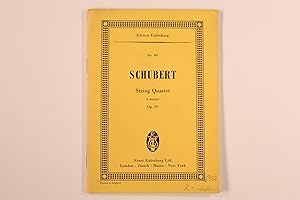 FRANZ SCHUBERT - QUARTET. Op. 29 - A minor